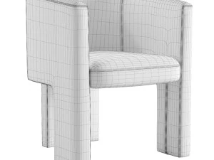 Coco Republic Phoenix Dining Chair 3D Model
