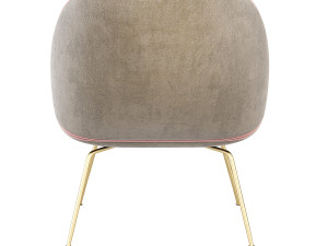 Gubi Beetle Lounge Chair Ottoman 3D मॉडल