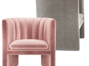 LOAFER SC23 And Tradition Easy Chair Modello 3D