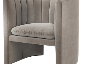LOAFER SC23 And Tradition Easy Chair Modello 3D