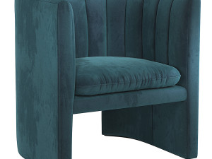 LOAFER SC23 And Tradition Easy Chair Modello 3D