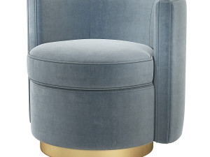 Eichholtz Amanda Swivel Chair 3D Model