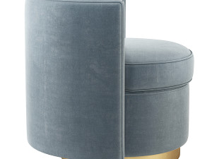 Eichholtz Amanda Swivel Chair 3D Model