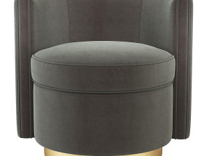 Eichholtz Amanda Swivel Chair 3D Model