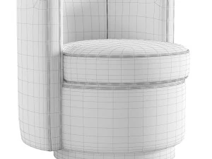 Eichholtz Amanda Swivel Chair 3D Model