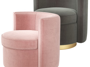 Eichholtz Amanda Swivel Chair 3D Model