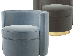 Eichholtz Amanda Swivel Chair 3D Model