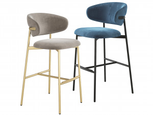 Calligaris Oleandro Bar Stool 3Dモデル