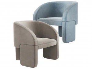 Baxter Lazybones Lounge Studiopepe Italien 3D Modell