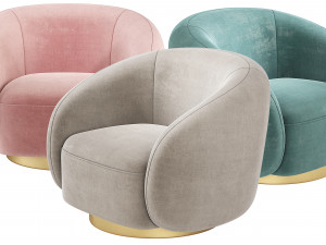 Eichholtz Brice Swivel Chair 3Dモデル
