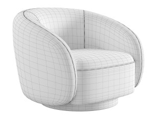 Eichholtz Brice Swivel Chair 3D 模型