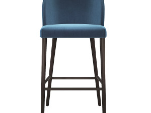 Camille Italian Bar Stool Crate and Barrel 3D Model