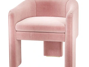 Eichholtz Pebbles Chair three legs 3D Model