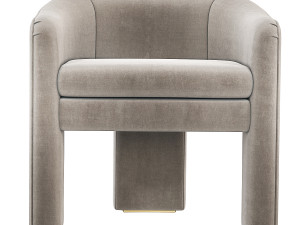 Eichholtz Pebbles Chair three legs Modelo 3D