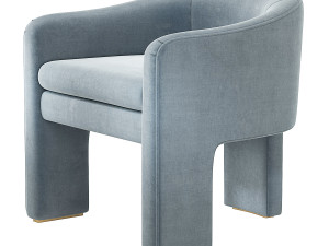 Eichholtz Pebbles Chair three legs Modelo 3D