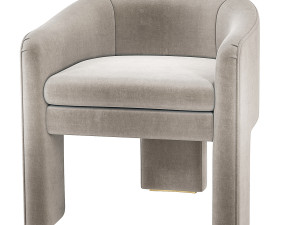 Eichholtz Pebbles Chair three legs Modelo 3D