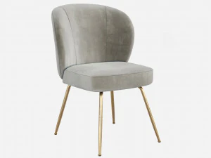 West Elm Greer 软垫餐椅 3D 模型