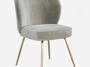 West Elm Greer Upholstered Dining Chair 3D Model