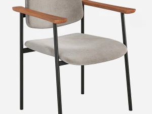 CB2 沃伦椅 3D 模型