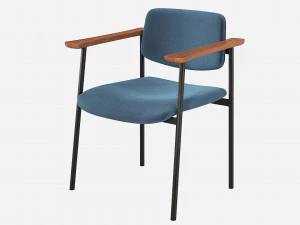 CB2 沃伦椅 3D 模型