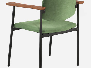 CB2 WARREN Chair 3D 모델