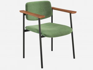 CB2 沃伦椅 3D 模型