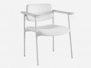 CB2 沃伦椅 3D 模型