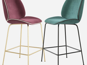 Beetle GUBI Stool 3D Модель