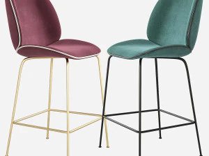 Beetle GUBI Stool 3D Model