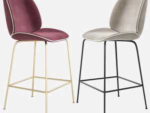 Beetle GUBI Stool 3D Model