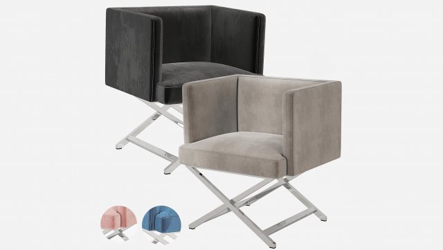 Eichholtz DAWSON Chair 3D मॉडल .c4d .max .obj .3ds .fbx .stl .blend 