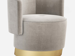 Baxter ANAIS Armchair Modelo 3D