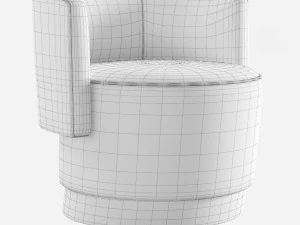 Poltrona Baxter ANAIS Modelo 3D