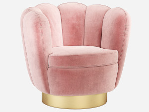 Eichholtz Mirage Swivel Chair 3D Модель