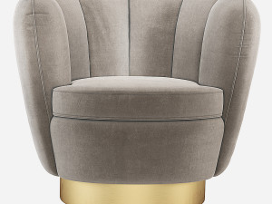 Eichholtz Mirage Swivel Chair 3D 模型