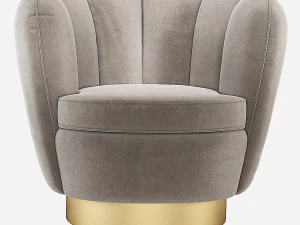 Eichholtz Mirage Swivel Chair 3D Model