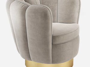 Eichholtz Mirage Swivel Chair 3D 模型