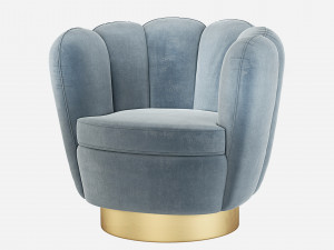 Eichholtz Mirage Swivel Chair 3D 模型