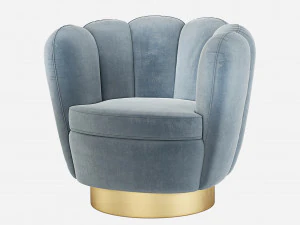 Eichholtz Mirage Swivel Chair 3D Model
