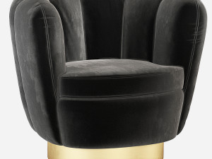 Eichholtz Mirage Swivel Chair 3D 模型