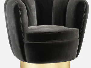 Eichholtz Mirage Swivel Chair 3D Model