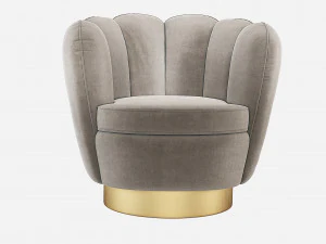 Eichholtz Mirage Swivel Chair 3D Model