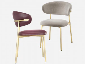 Sedia da pranzo Calligaris Oleandro Modello 3D