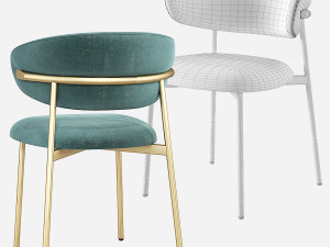 Calligaris Oleandro Dining Chair Model 3D
