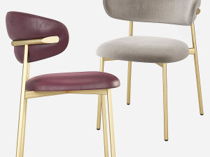 Calligaris Oleandro Dining Chair Model 3D