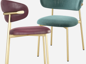 Calligaris Oleandro Dining Chair Model 3D