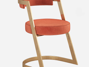 Kelly Wearstler Studio Dining Chair 3D Model