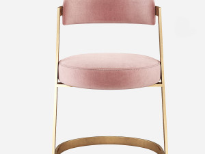 Kelly Wearstler Studio Dining Chair 3D Model