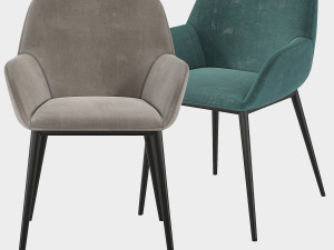 LaFORMA KONNA Chair Barcelona Living 3Dモデル