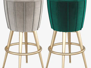 Eichholtz BOLTON Bar Stool 3D Model